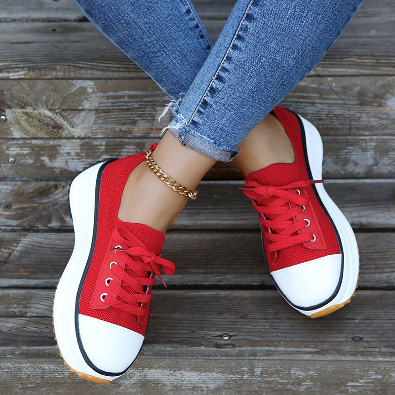 Aloria™ – sneakersy z płóciennej podnoszonej cholewki