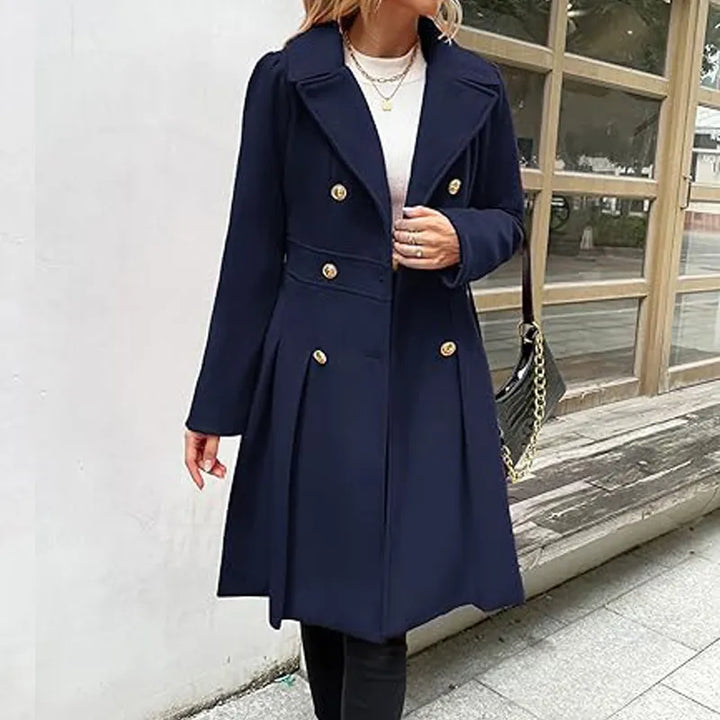 Orvaya™ – damski płaszcz dwurzędowy