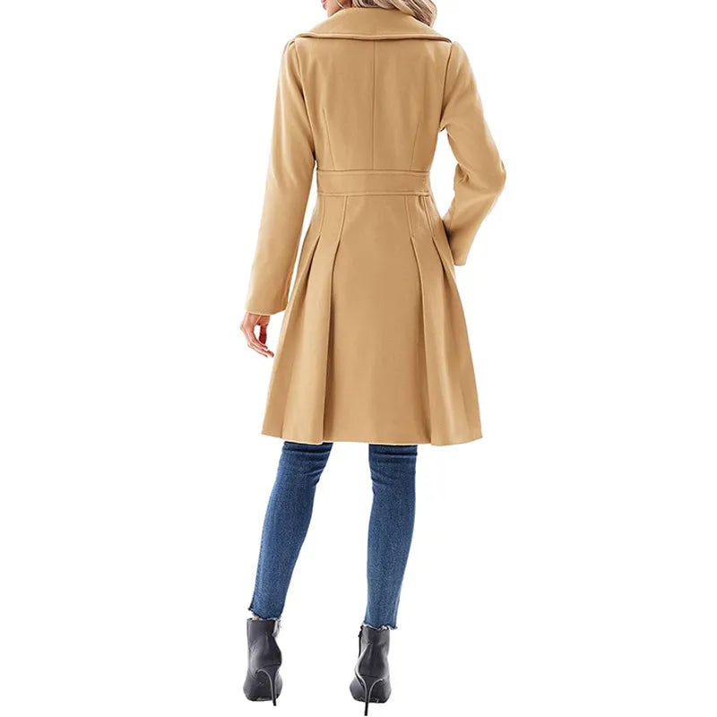 Orvaya™ – damski płaszcz dwurzędowy