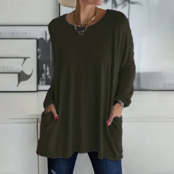 Seraphina™ – sweter z kieszenią, łatwy w noszeniu