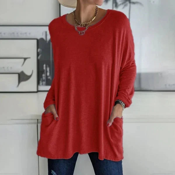 Seraphina™ – sweter z kieszenią, łatwy w noszeniu