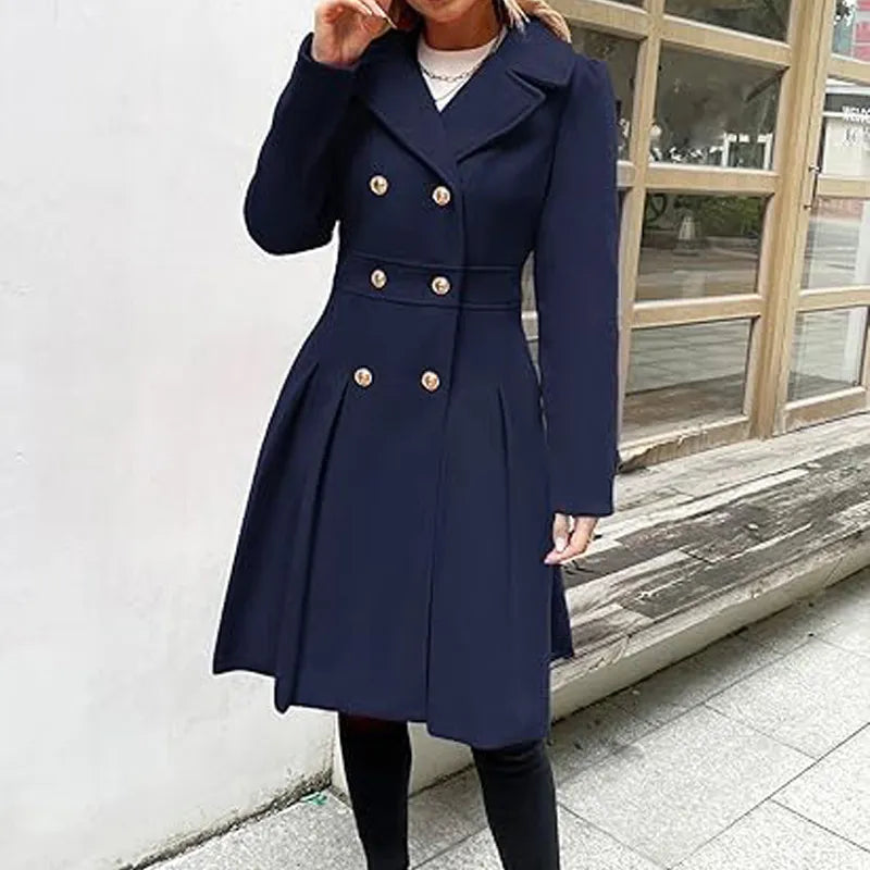 Orvaya™ – damski płaszcz dwurzędowy