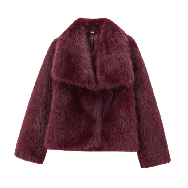 Calistra™ – Damski Przytulny Pluszowy Płaszcz