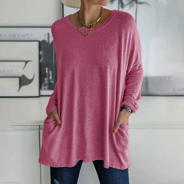 Seraphina™ – sweter z kieszenią, łatwy w noszeniu