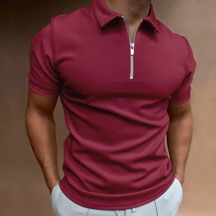 Novaro™ – męska casualowa koszulka polo z cyfrowym nadrukiem  