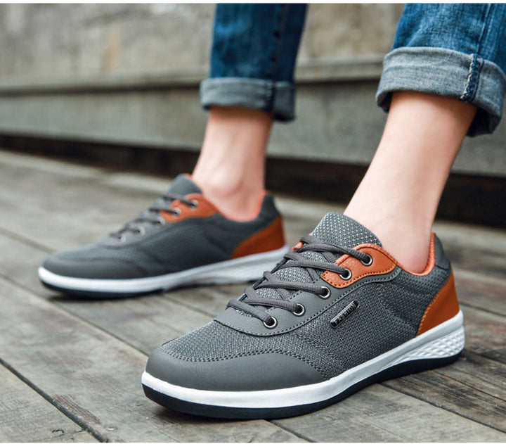 Męskie oddychające modne sneakersy casualowe