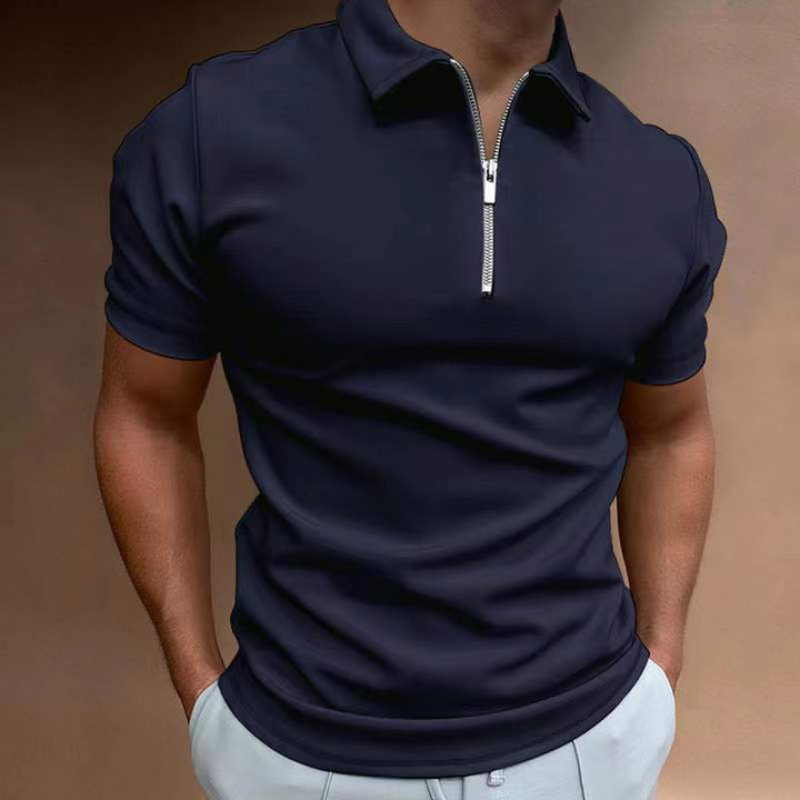 Novaro™ – męska casualowa koszulka polo z cyfrowym nadrukiem  