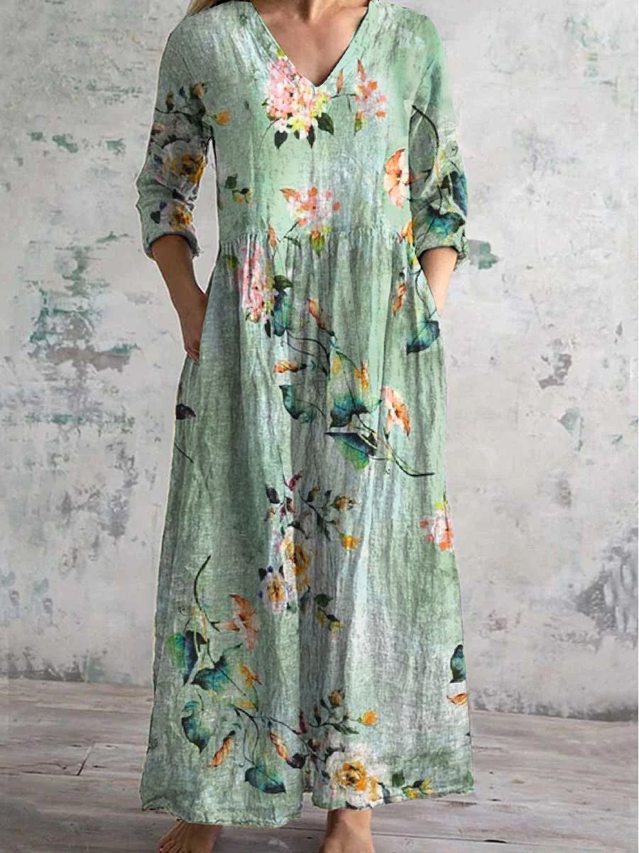 Serenata™ – sukienka midi Floral Reverie