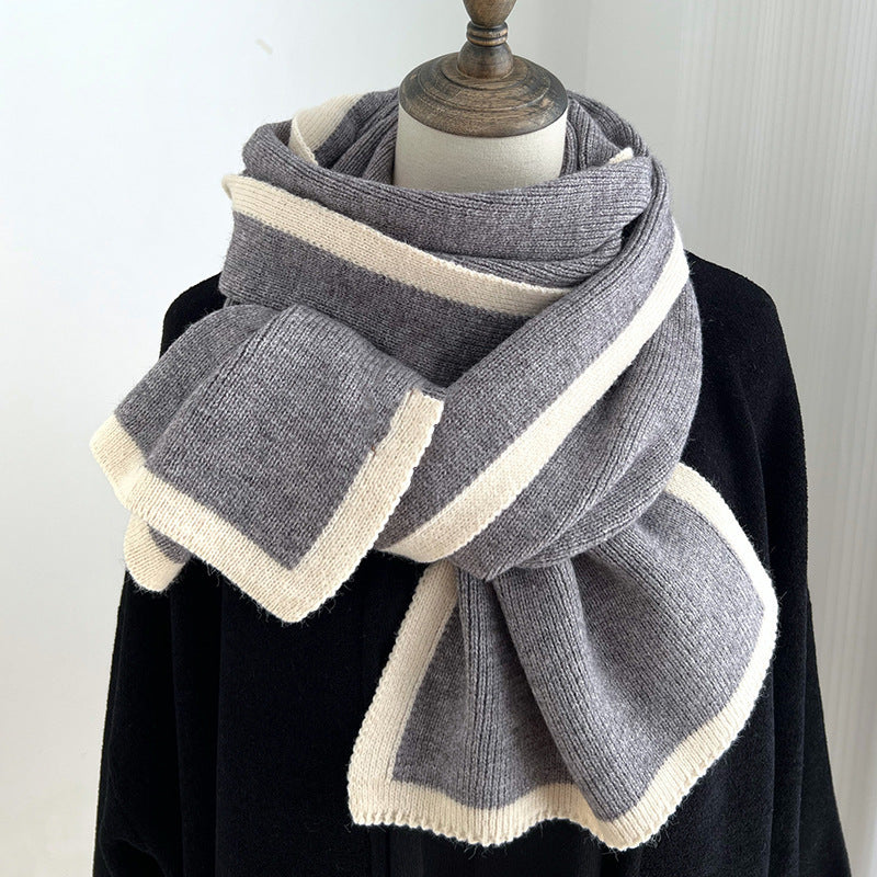 Aurien™ – Woman Soft Wool Colormatch Scarf