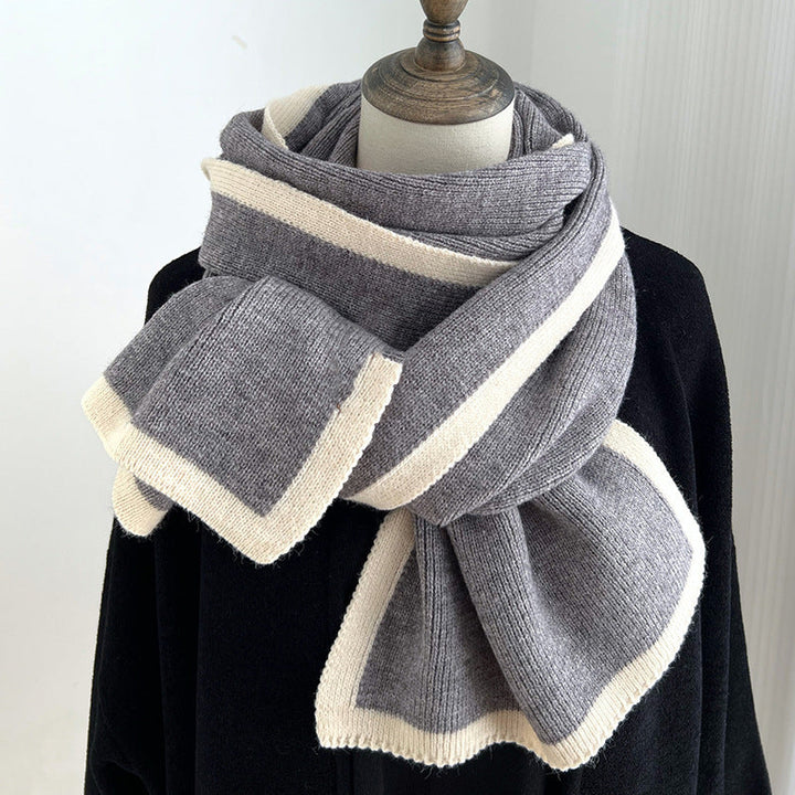 Aurien™ – Woman Soft Wool Colormatch Scarf