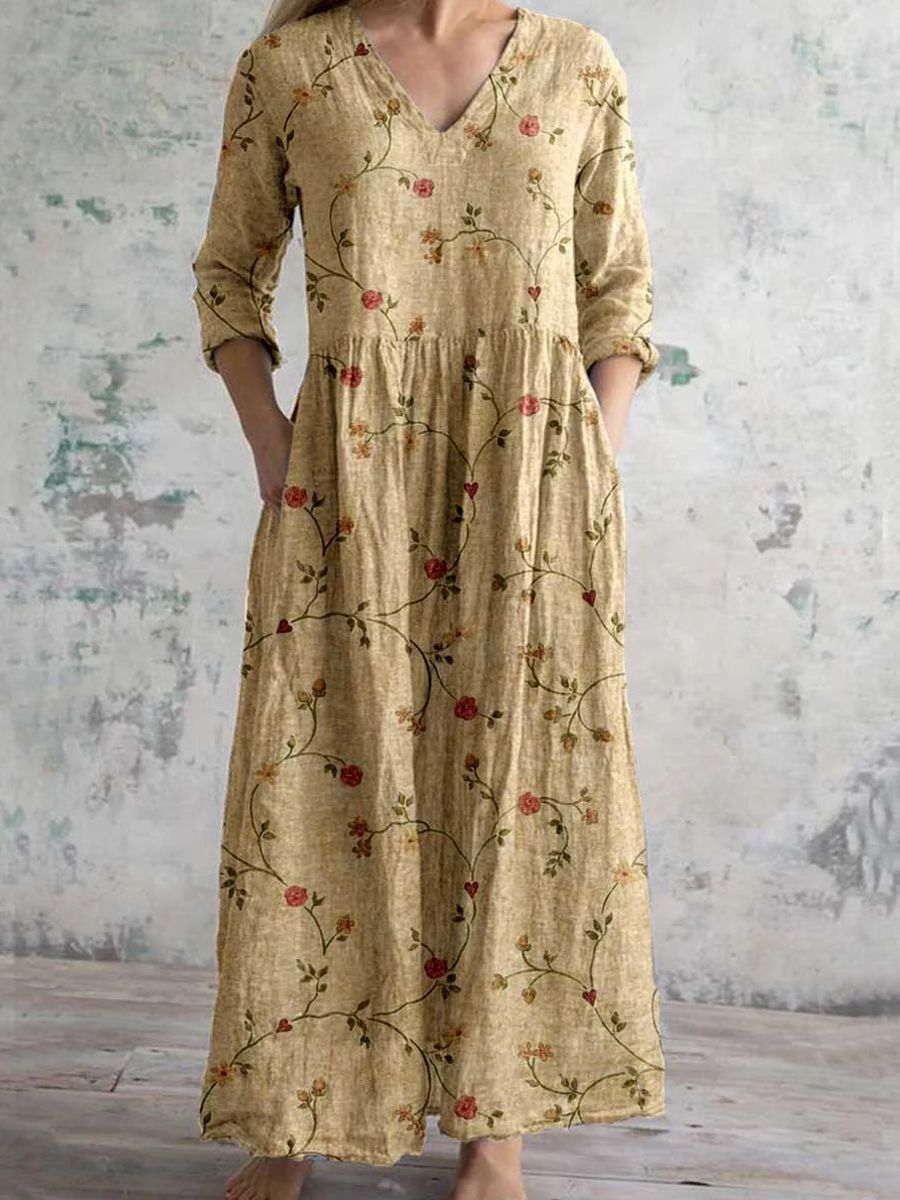 Serenata™ – sukienka midi Floral Reverie