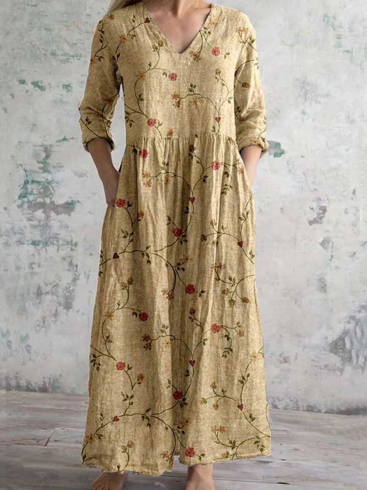 Serenata™ – sukienka midi Floral Reverie