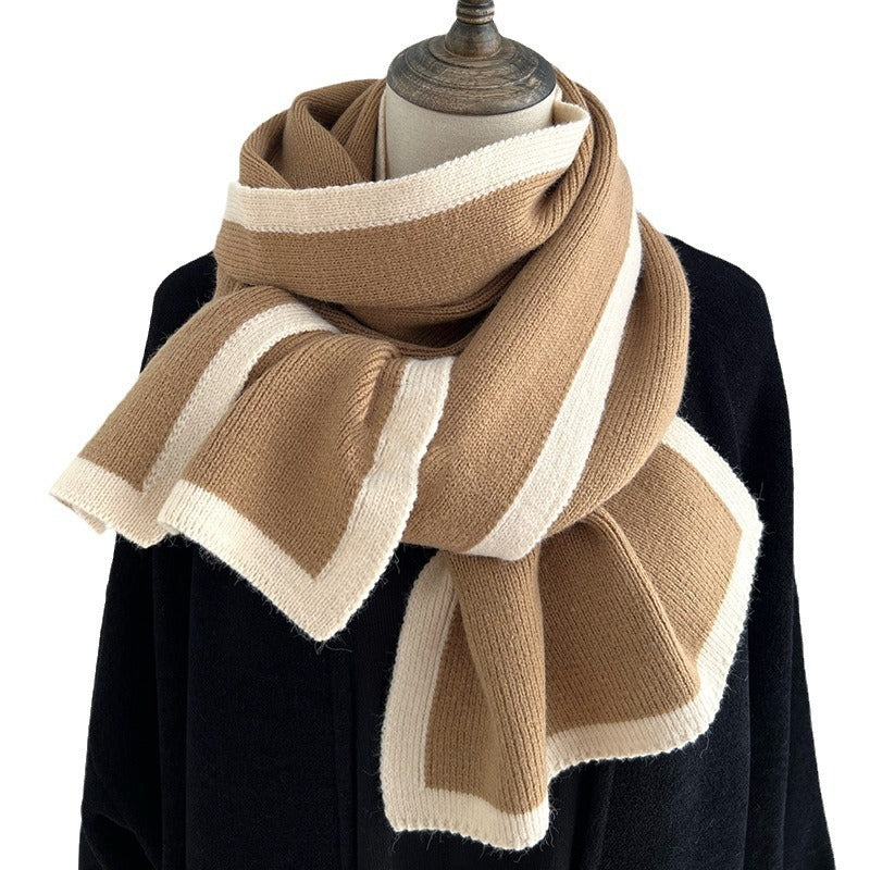 Aurien™ – Woman Soft Wool Colormatch Scarf