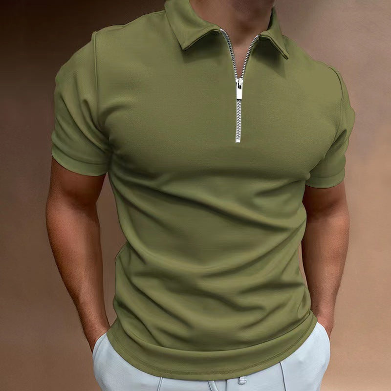 Novaro™ – męska casualowa koszulka polo z cyfrowym nadrukiem  
