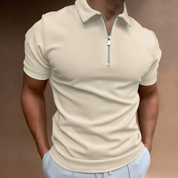 Novaro™ – męska casualowa koszulka polo z cyfrowym nadrukiem  