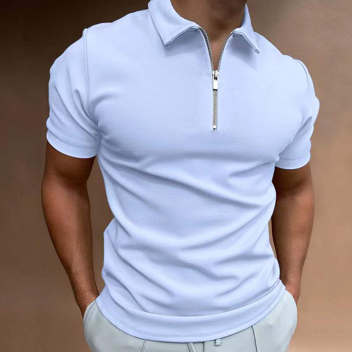 Novaro™ – męska casualowa koszulka polo z cyfrowym nadrukiem  