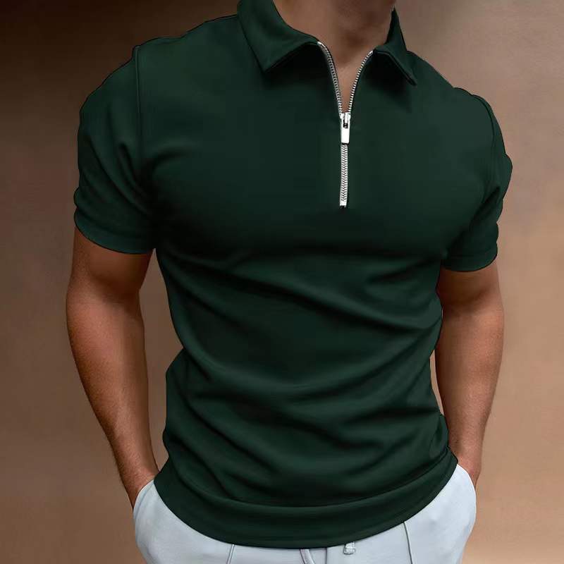 Novaro™ – męska casualowa koszulka polo z cyfrowym nadrukiem  