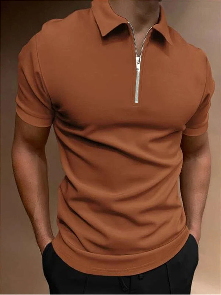 Novaro™ – męska casualowa koszulka polo z cyfrowym nadrukiem  