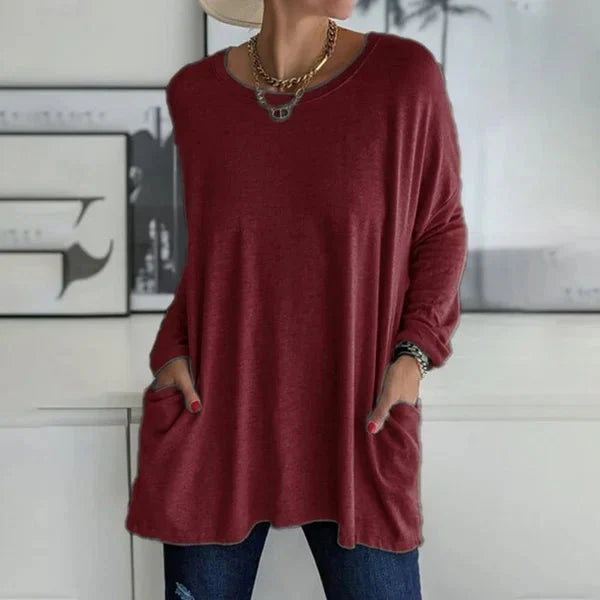 Seraphina™ – sweter z kieszenią, łatwy w noszeniu
