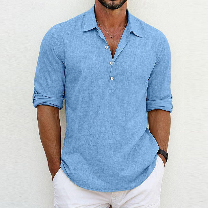 Marco™ - Klasyczne lniane polo