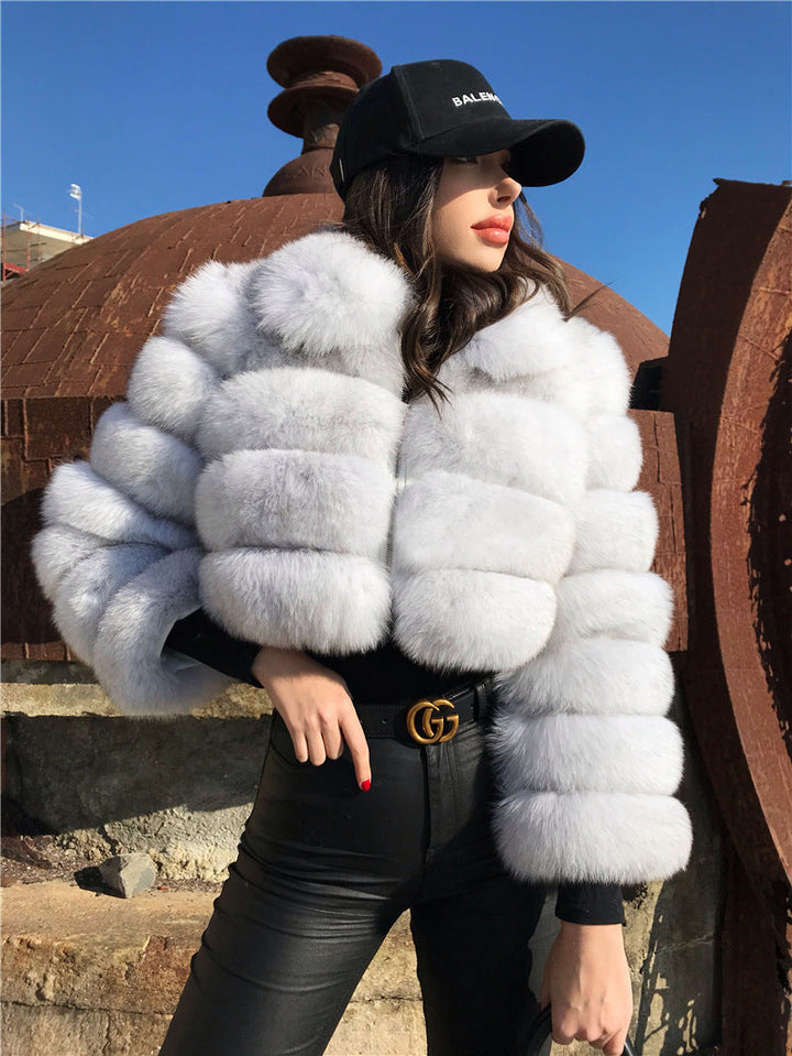 Fiorenze™ | Luksusowy Prawdziwy Futro Lis Winter Coat