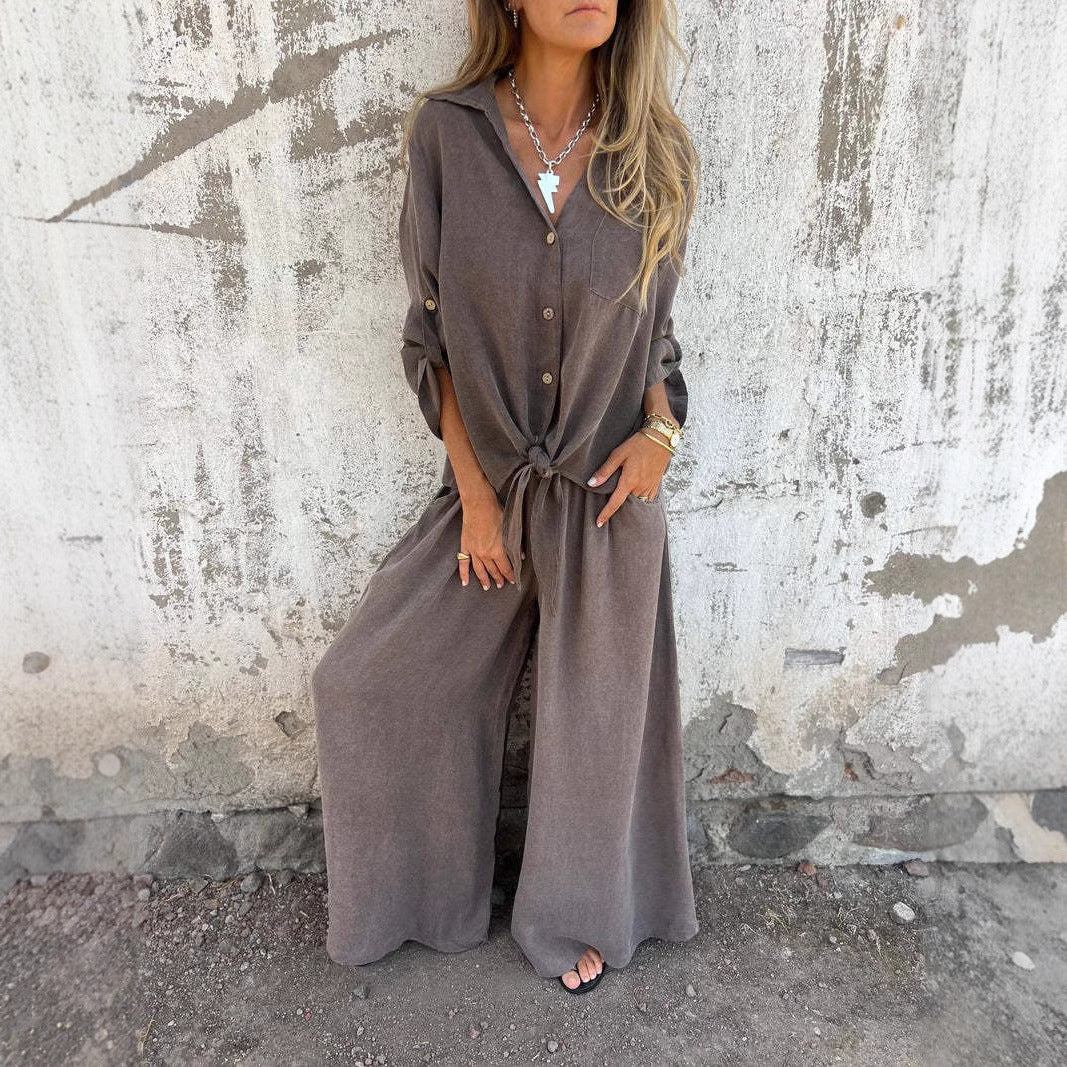 Solea – Szerokie spodnie i dwuczęściowy zestaw do relaksu