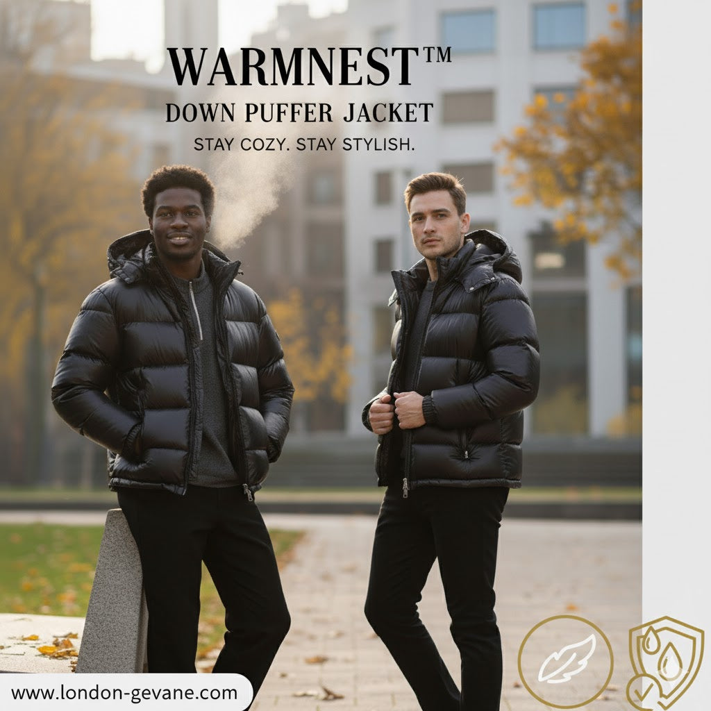 Warmnest™ - Męska kurtka puchowa typu puffer