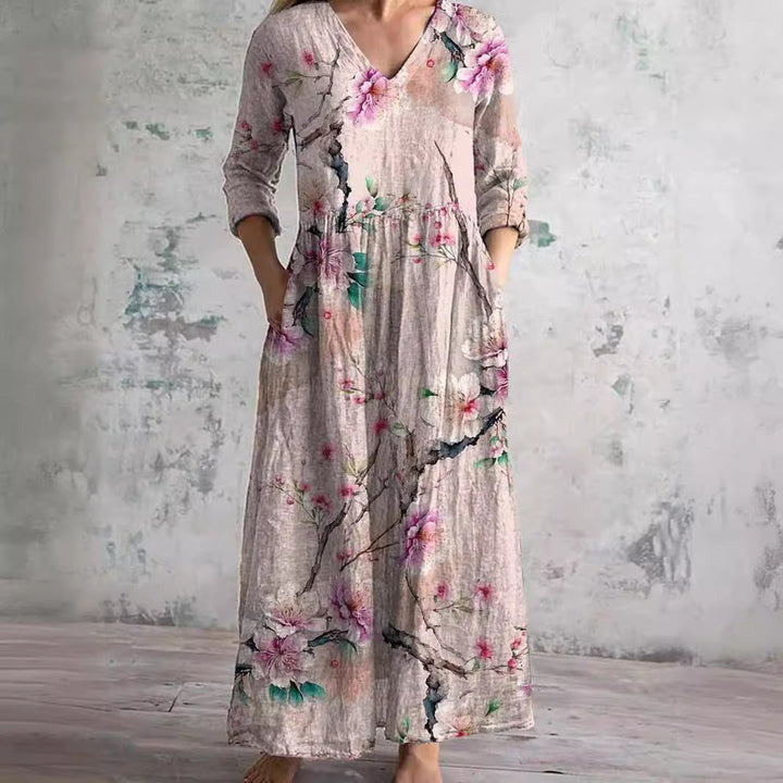 Serenata™ – sukienka midi Floral Reverie