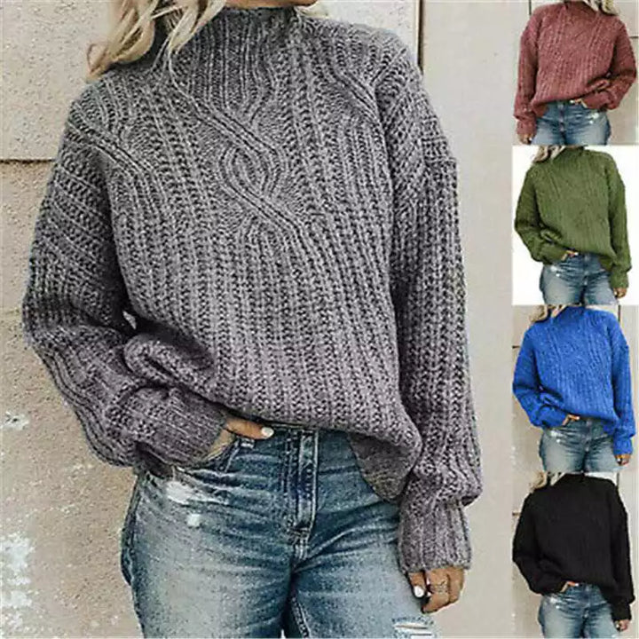 Aloria™ High-Neck Knit – Women’s Twist Pullover