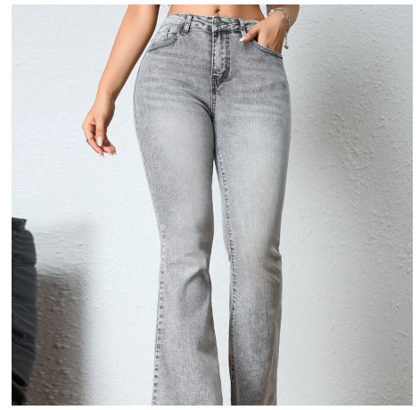Elvara™ – Damskie eleganckie jeansy o rozszerzanym kroju