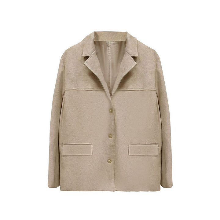 Marcellé™ | Damska retro marynarka z klapą i kieszenią