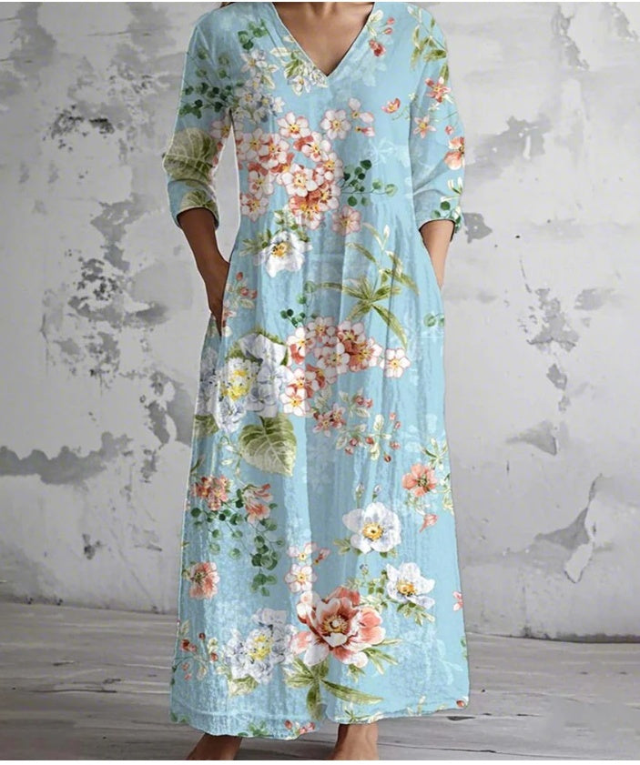 Serenata™ – sukienka midi Floral Reverie