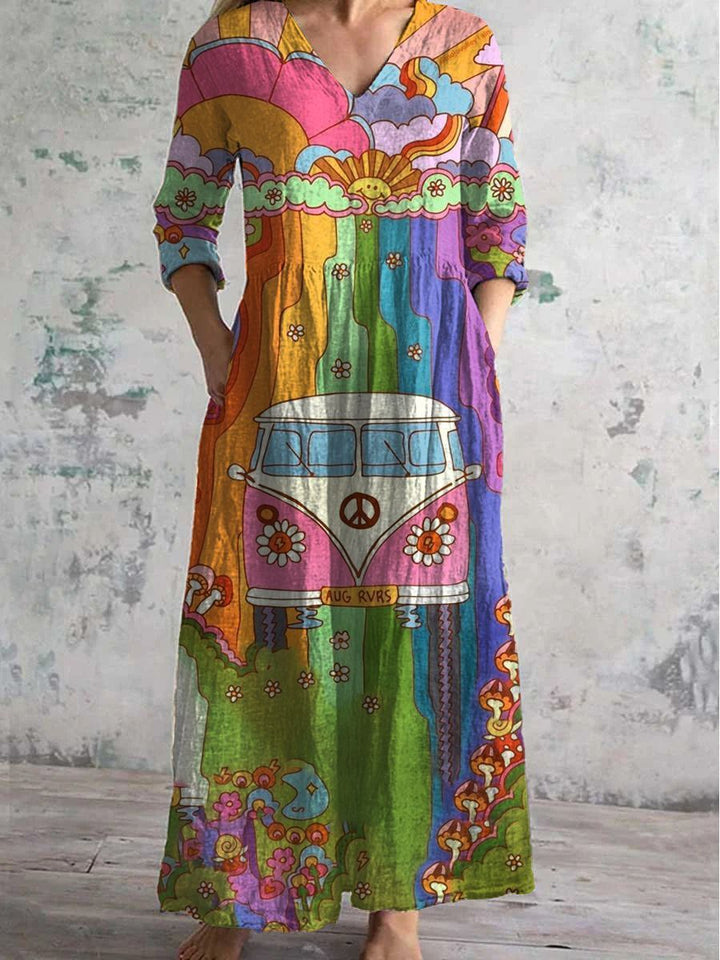 Serenata™ – sukienka midi Floral Reverie