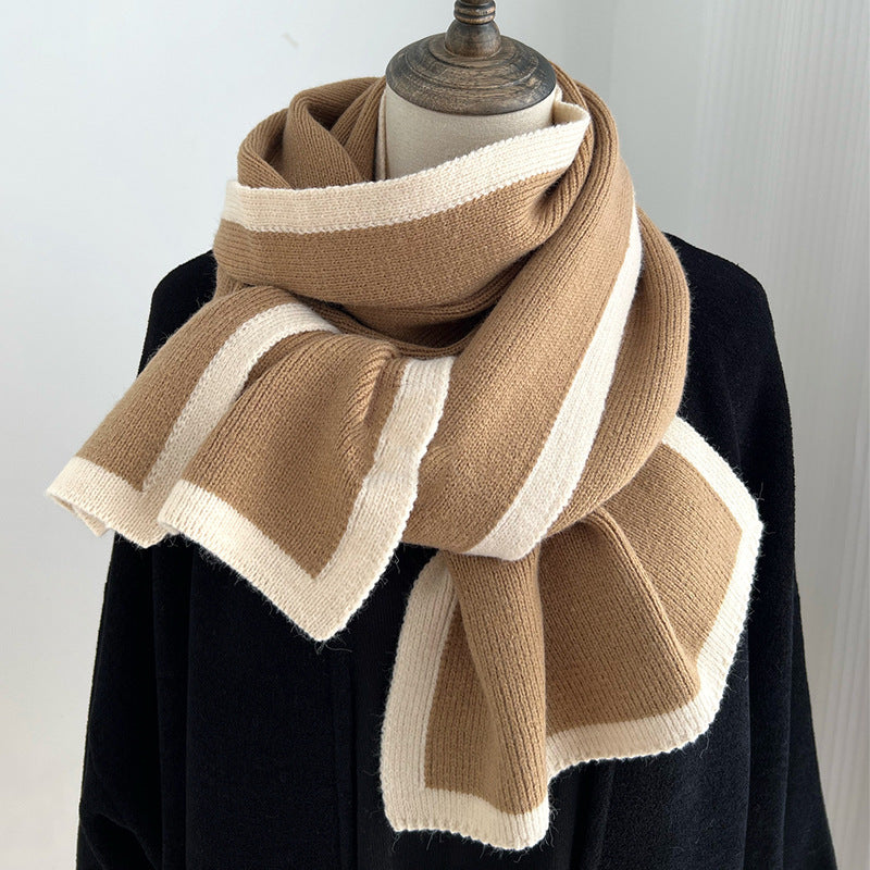 Aurien™ – Woman Soft Wool Colormatch Scarf