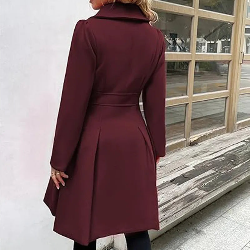 Orvaya™ – damski płaszcz dwurzędowy