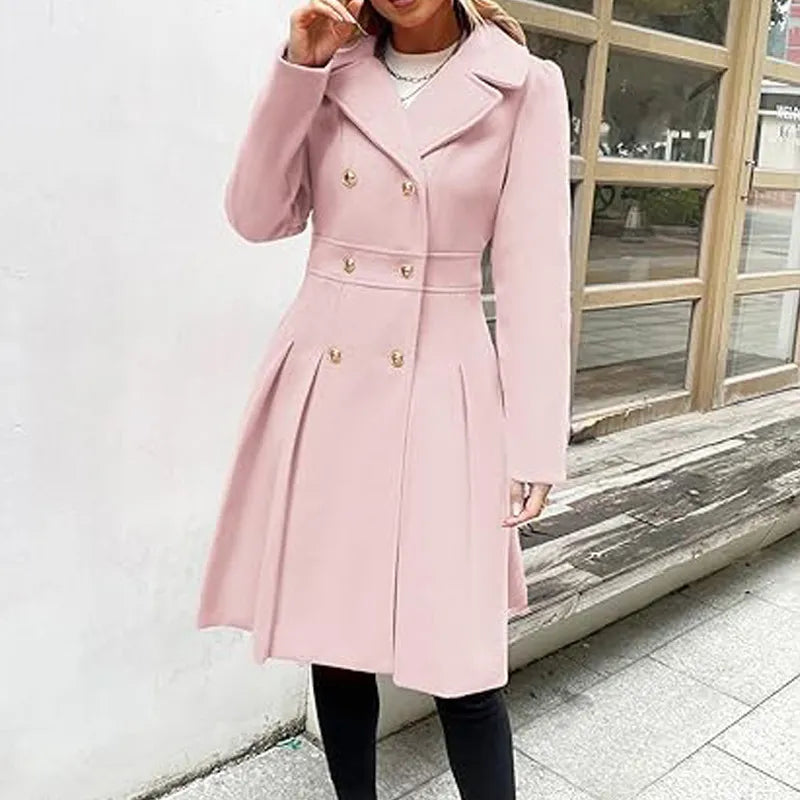Orvaya™ – damski płaszcz dwurzędowy