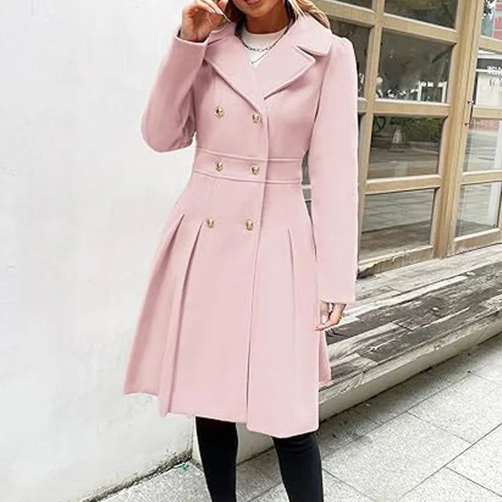 Orvaya™ – damski płaszcz dwurzędowy