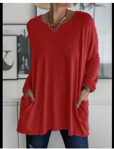 Seraphina™ – sweter z kieszenią, łatwy w noszeniu