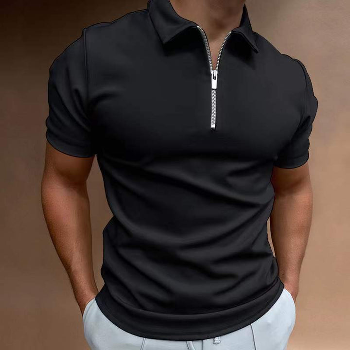 Novaro™ – męska casualowa koszulka polo z cyfrowym nadrukiem  