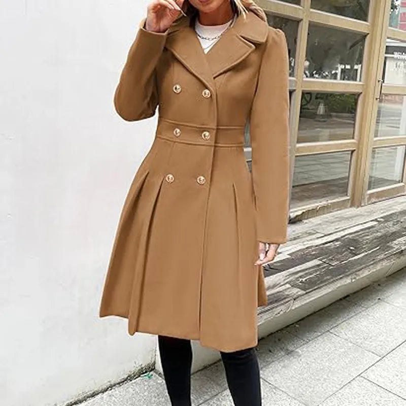 Orvaya™ – damski płaszcz dwurzędowy