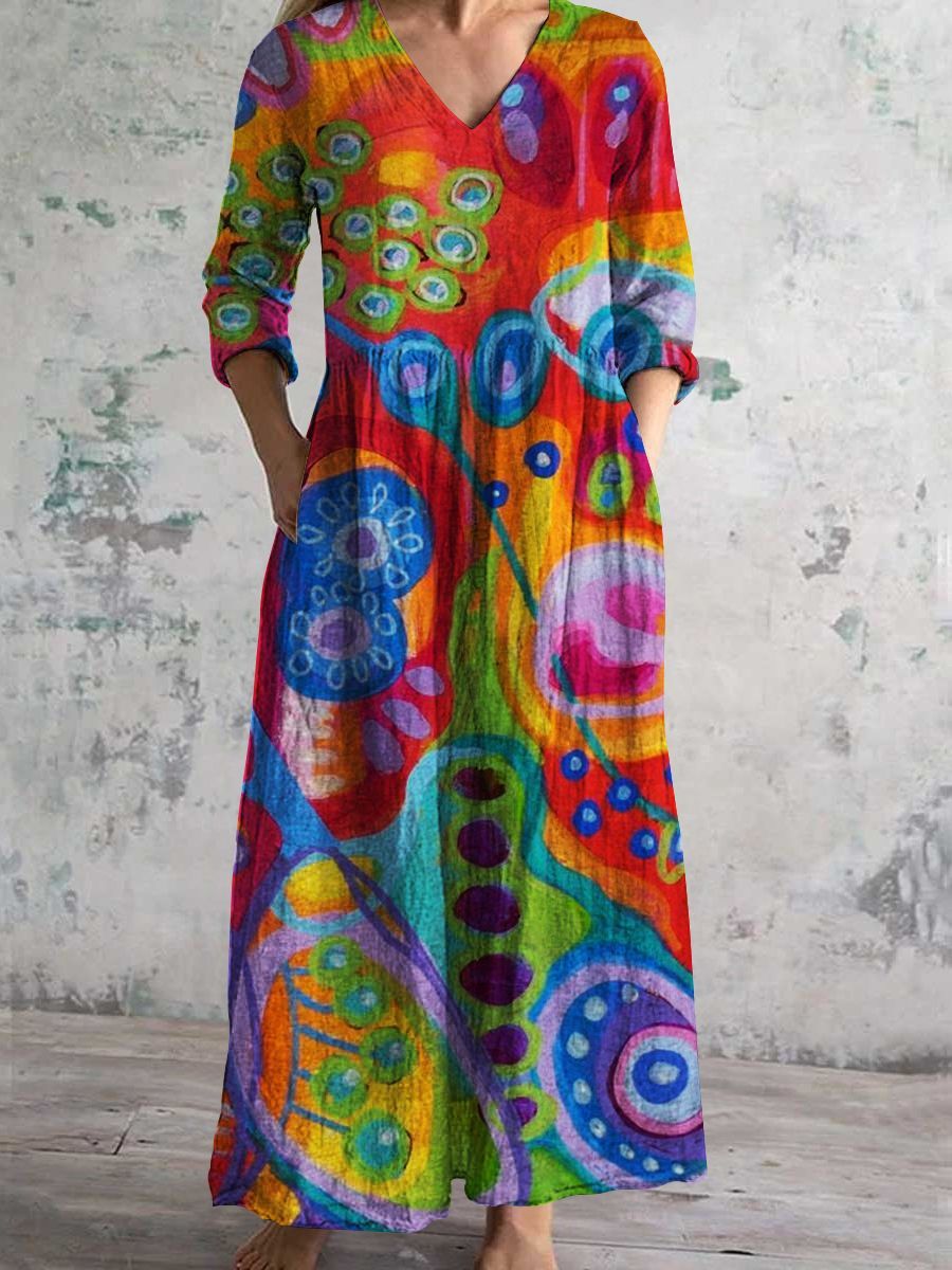 Serenata™ – sukienka midi Floral Reverie