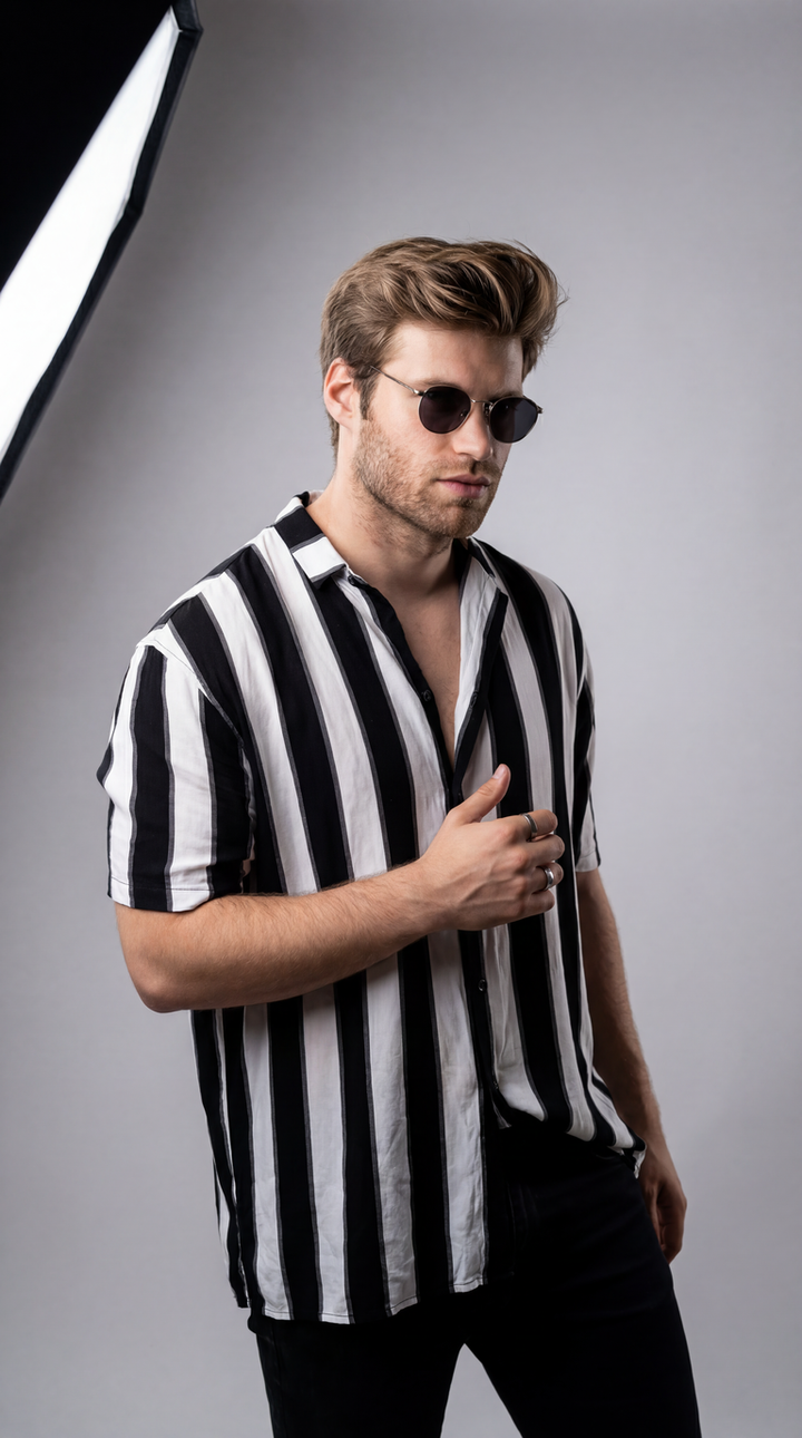 Virello™ – Men’s Sharp-Line Casual Shirt