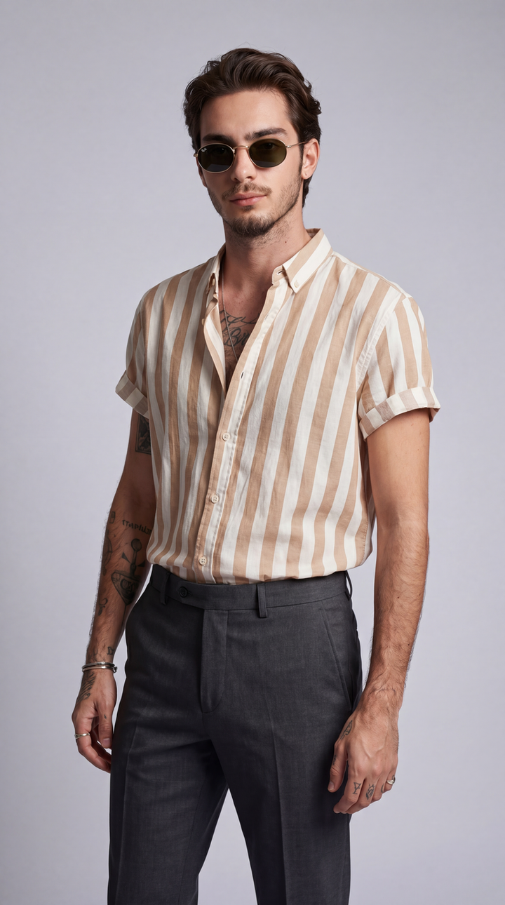 Virello™ – Men’s Sharp-Line Casual Shirt