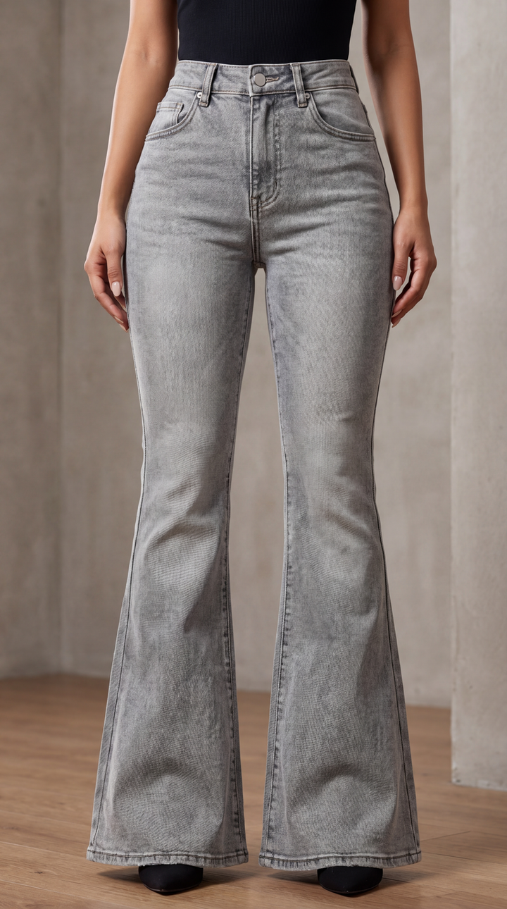 Elvara™ – Damskie eleganckie jeansy o rozszerzanym kroju