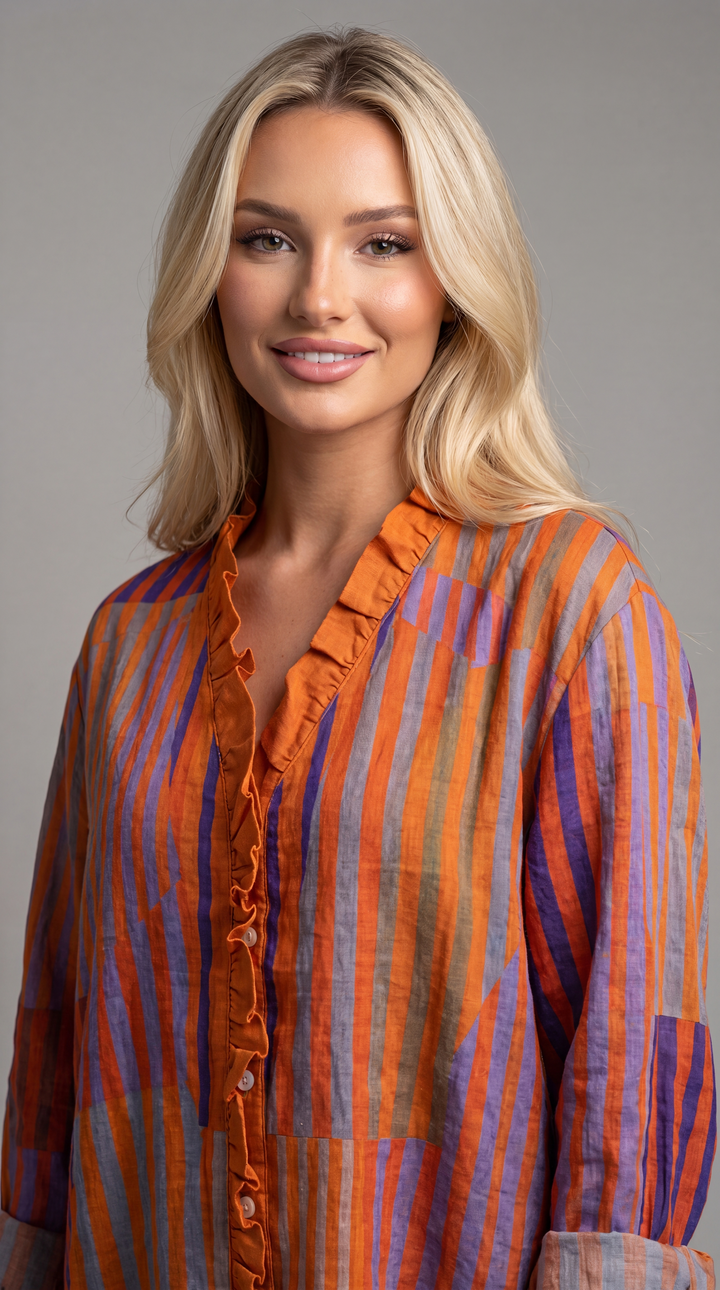 Isla™ – luźna bluzka z falbankami