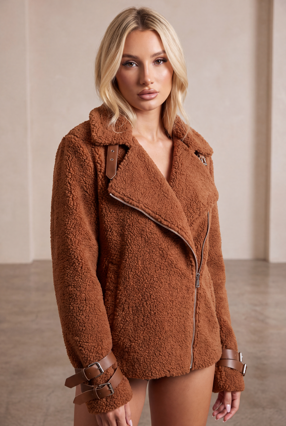 Sienna™ – płaszcz teddy