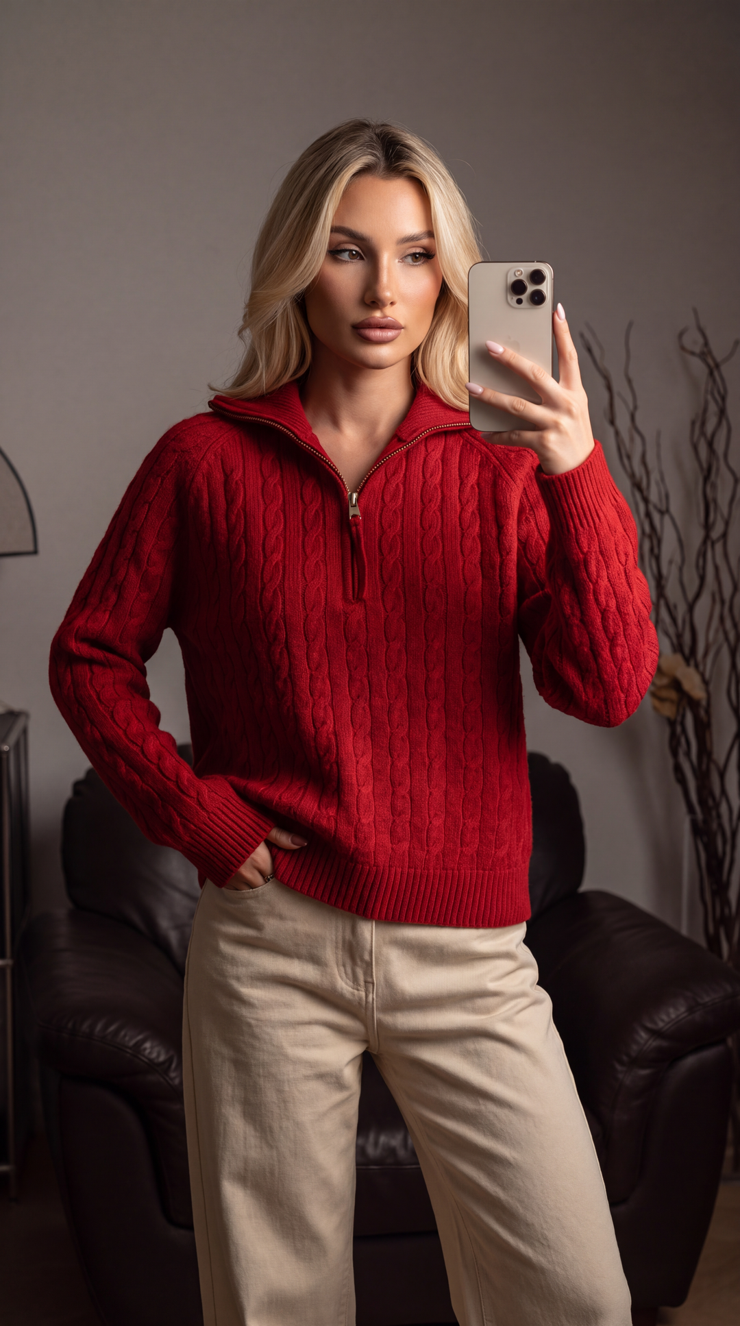 Sweter dzianinowy Elva™