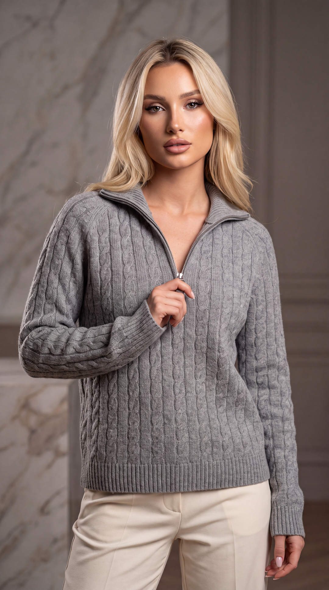 Sweter dzianinowy Elva™