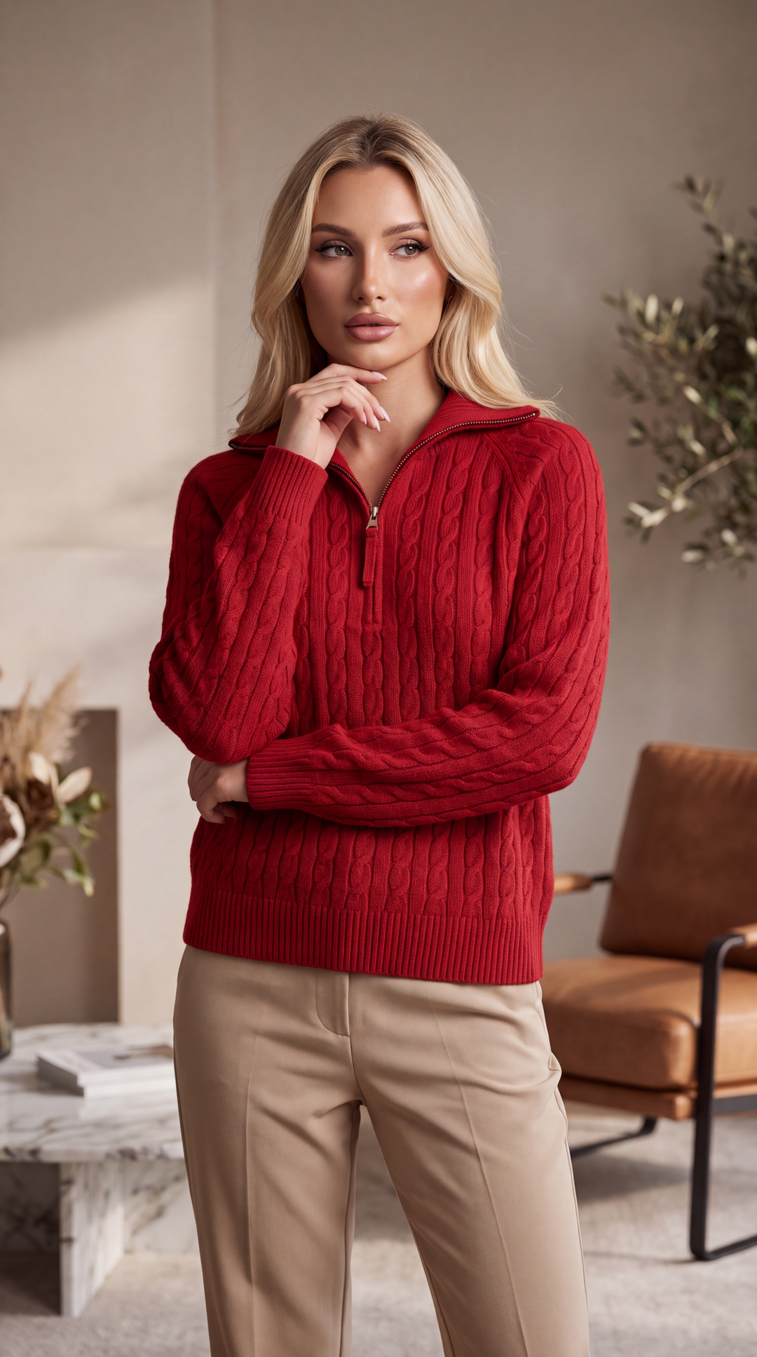 Sweter dzianinowy Elva™