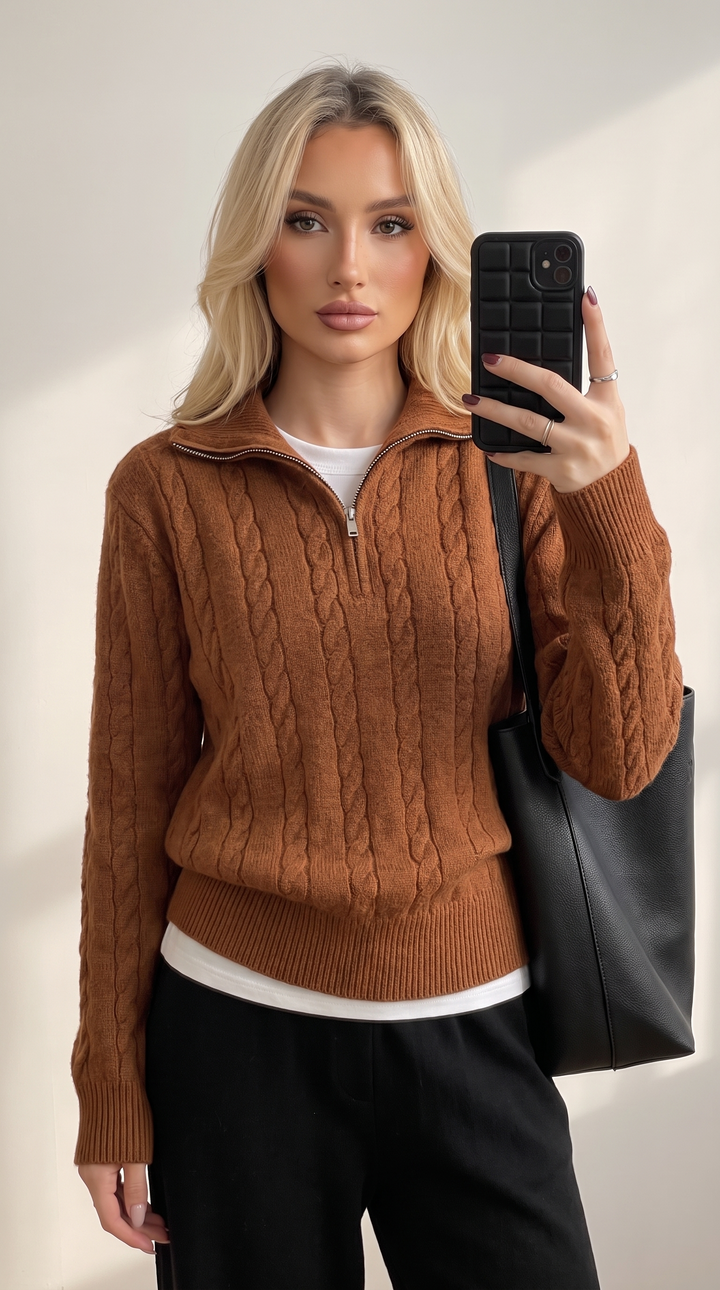 Sweter rozpinany Elara™